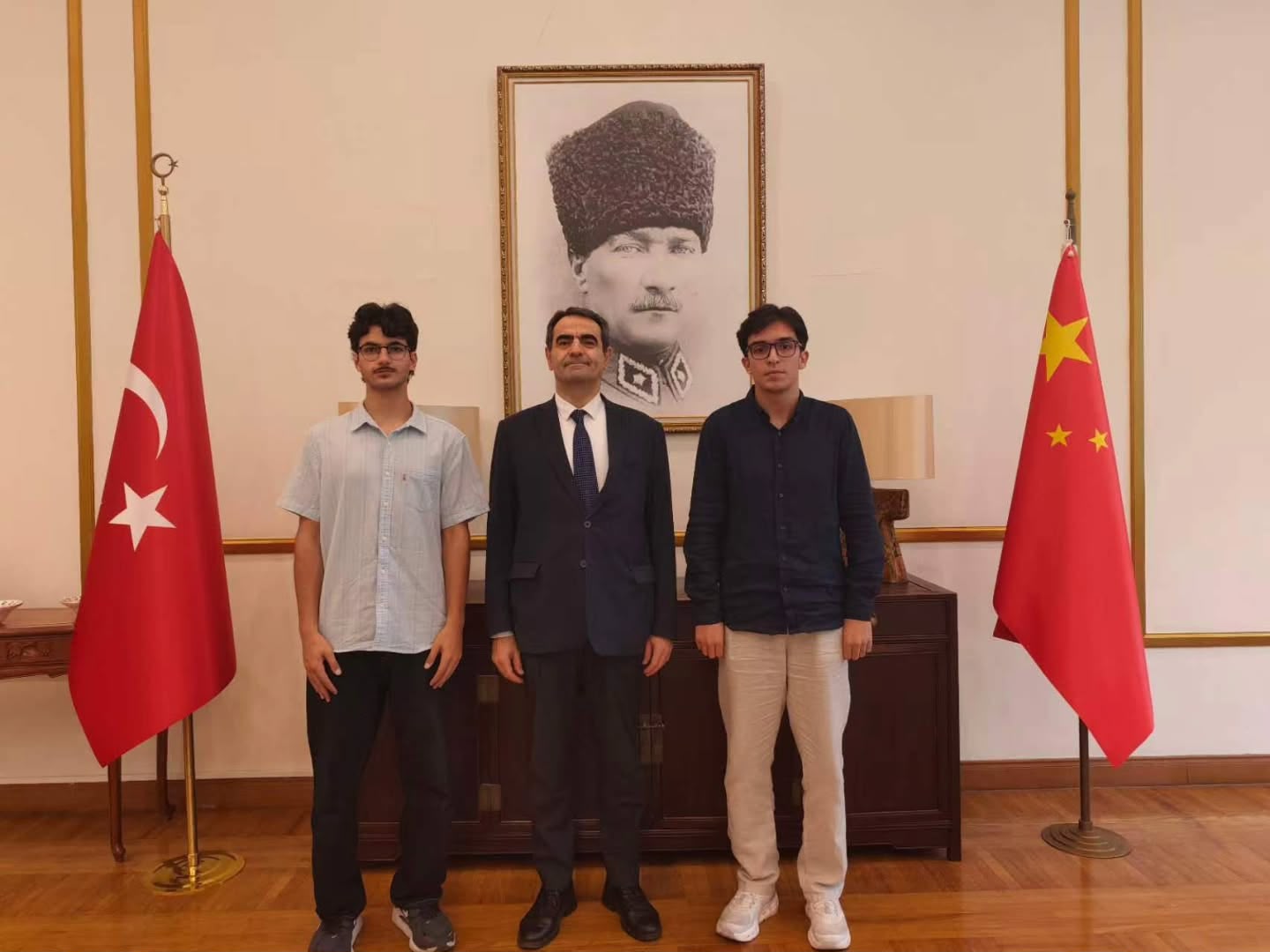 Pekin Büyükelçiliğimize Ziyaret